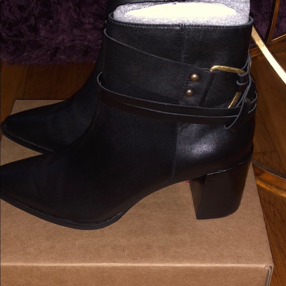 Matisse heeled bootie w/buckle detail sz 10 - Picture 3 of 6